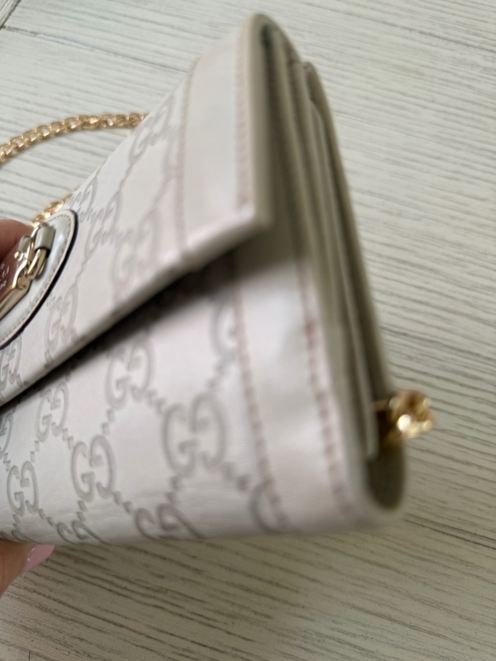 Gucci Guccissima Leather Continental Wallet W/ COA - Picture 4 of 10